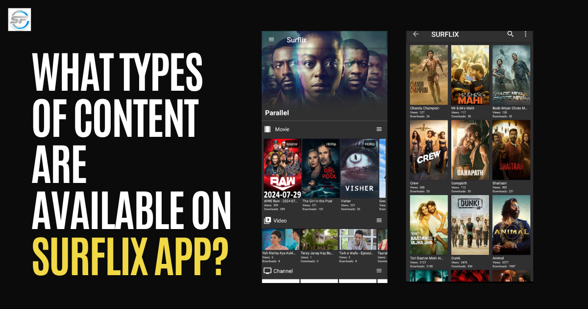 What Types of Content Are Available on Surflix App?
